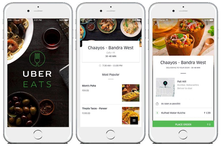 Uber eats React Native app