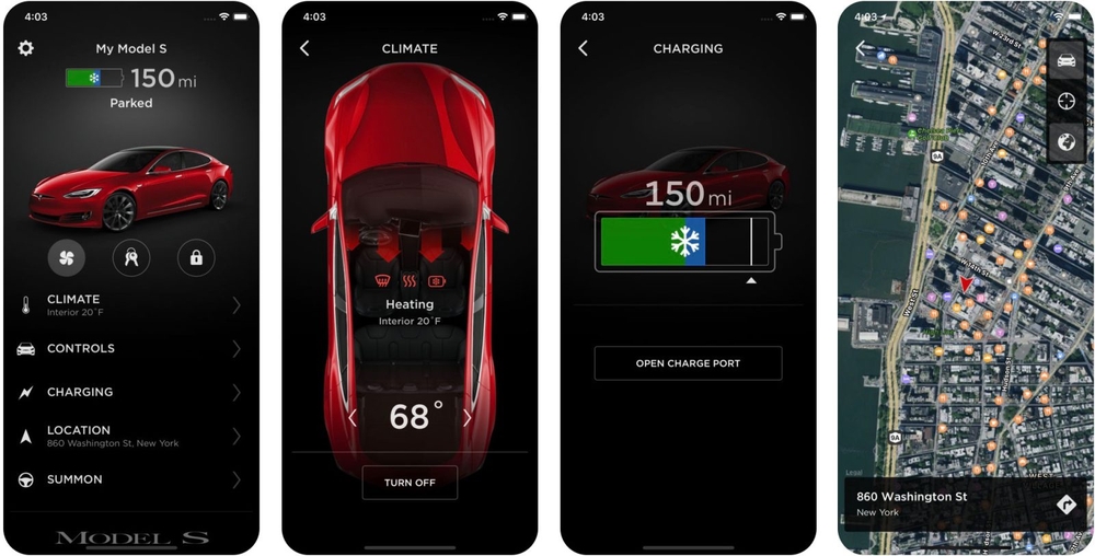 Tesla React Native app